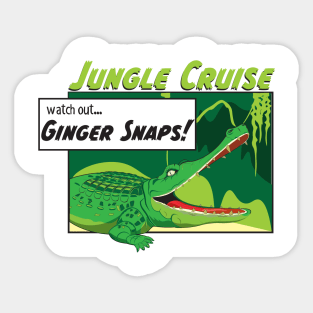 Ginger Snaps Jungle Cruise Sticker